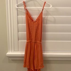 Coral colored cover up